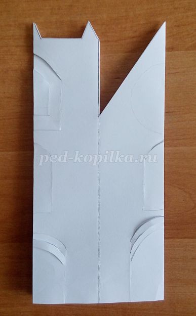 ​Архитектура в бумажной пластике: готический собор в технике "Киригами", часть 2