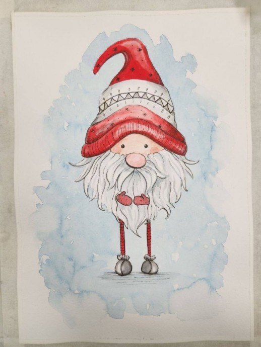 Гном на тонких ножках