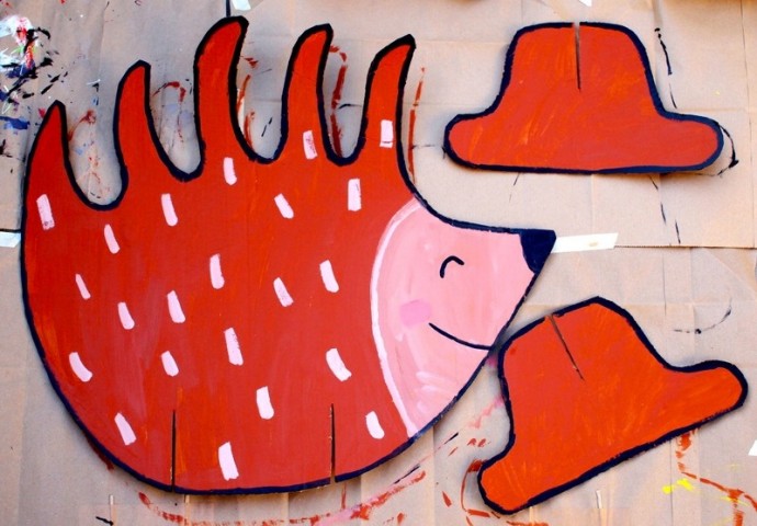 Игрa "Нaбрось колечки на игoлки ёжика": создаем ежика