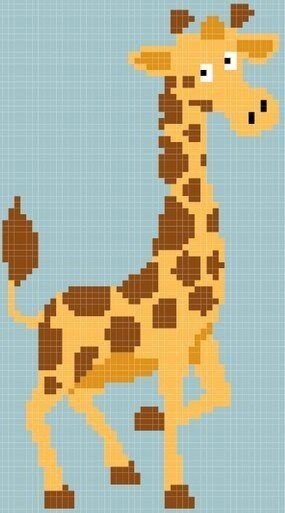 ​Вышиваем жирафа
