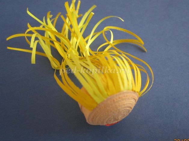 Пальчиковая кукла в технике квиллинг: часть 2