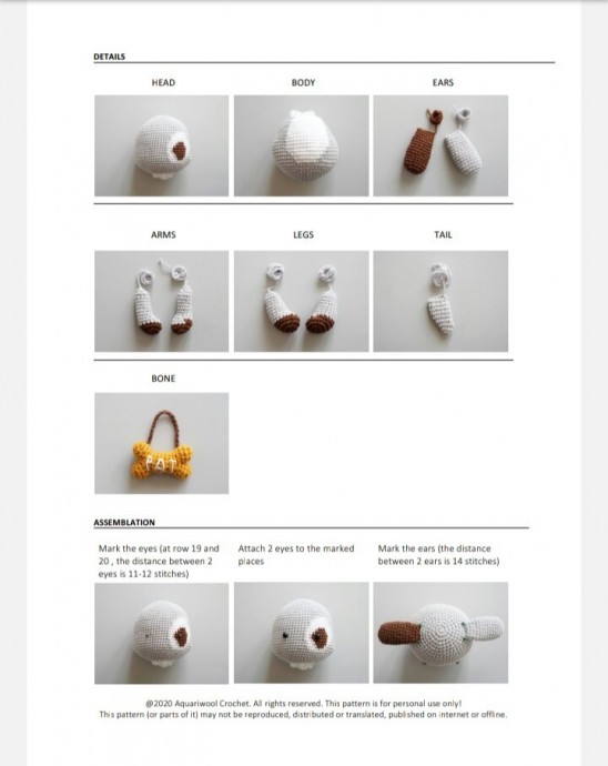 Вязаный пёсик Вязаный пёсик