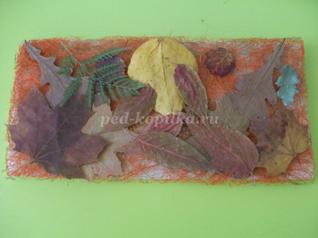 Настольная композиция из природного материала детскими руками: мастер-класс, часть 4