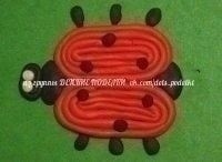 ​Идеи аппликаций из пластилиновых жгутиков