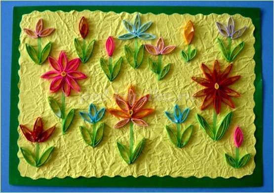 Квиллинговые фантазии с детьми: часть 1