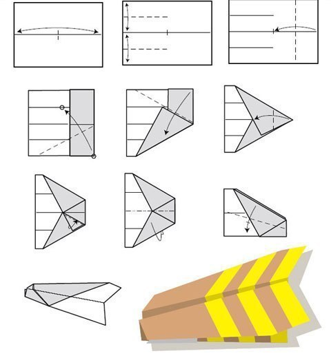 Модели бумажных самолетиков