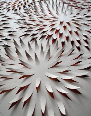 Объемные цветы из одного листа бумаги