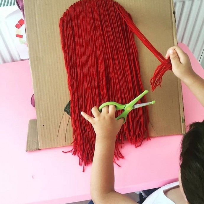 Прическа для куклы Прическа для куклы