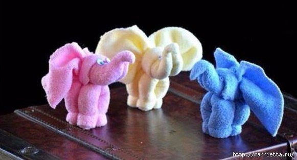 Слоник из полотенца Слоник из полотенца