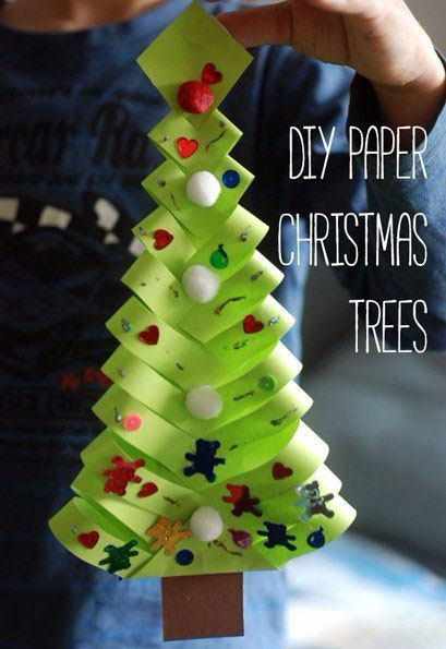 Ёлочка из бумаги Ёлочка из бумаги