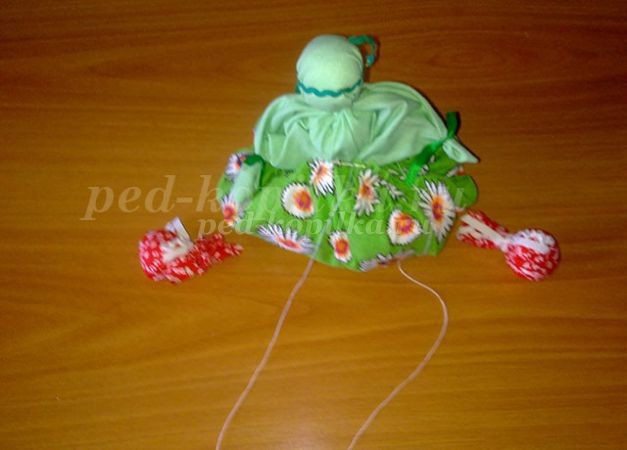 Кукла травница детскими руками