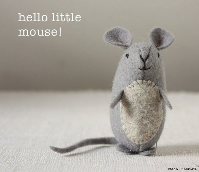 Милые и очень маленькие мышки: мастер-класс