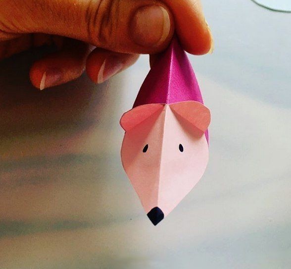 Объемные мышки из цветной бумаги Объемные мышки из цветной бумаги