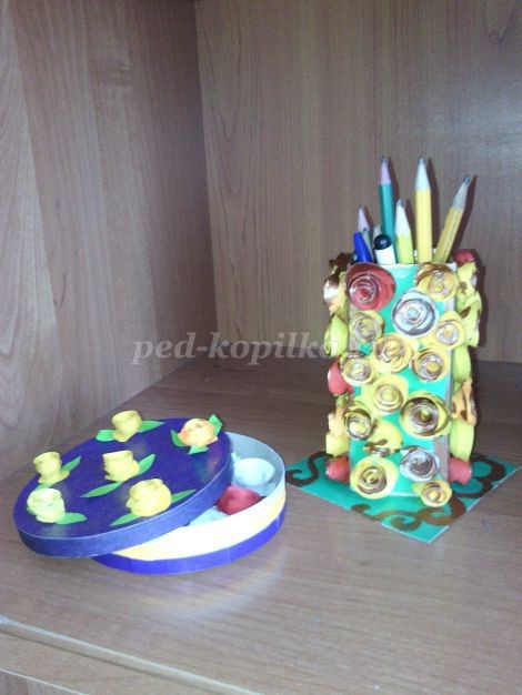 Подставка для карандашей детскими руками: часть 2 Подставка для карандашей детскими руками: часть 2