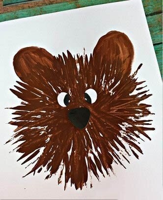 Рисунки вилкой