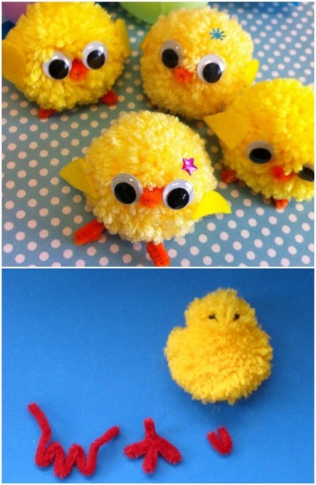 Цыплёнок из помпона