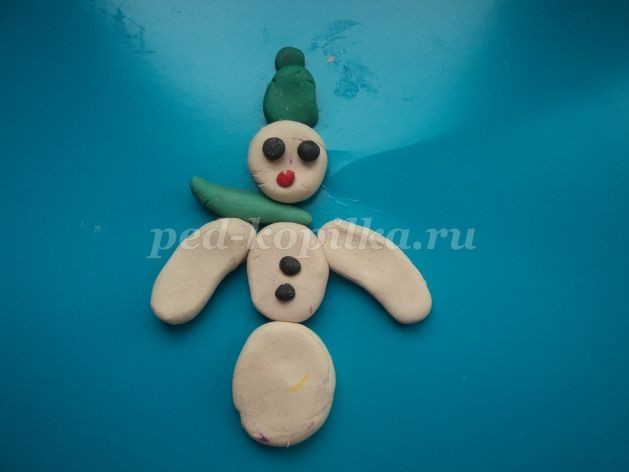 Дед Мороз из пластилина: часть 3 Дед Мороз из пластилина: часть 3