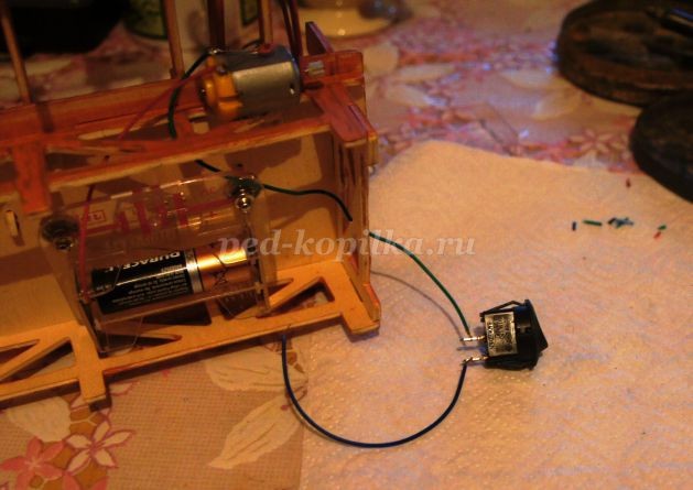 Действующая миниатюра "Весенний пейзаж": мастер-класс, часть 3