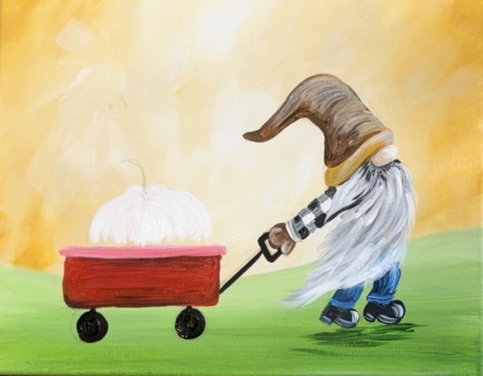 ​Гном с тыквой