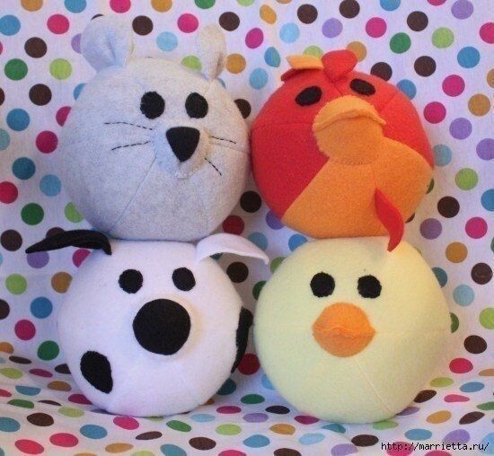 ​Мячики-зверушки