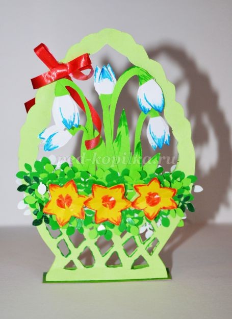 ​Открытка для мамы: часть 3