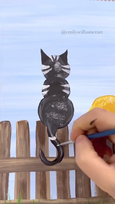 ​Три кота на заборе