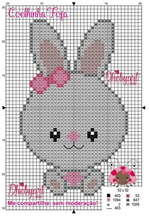 Вышиваем зайчика Вышиваем зайчика