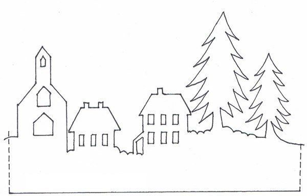 Зимний подсвечник