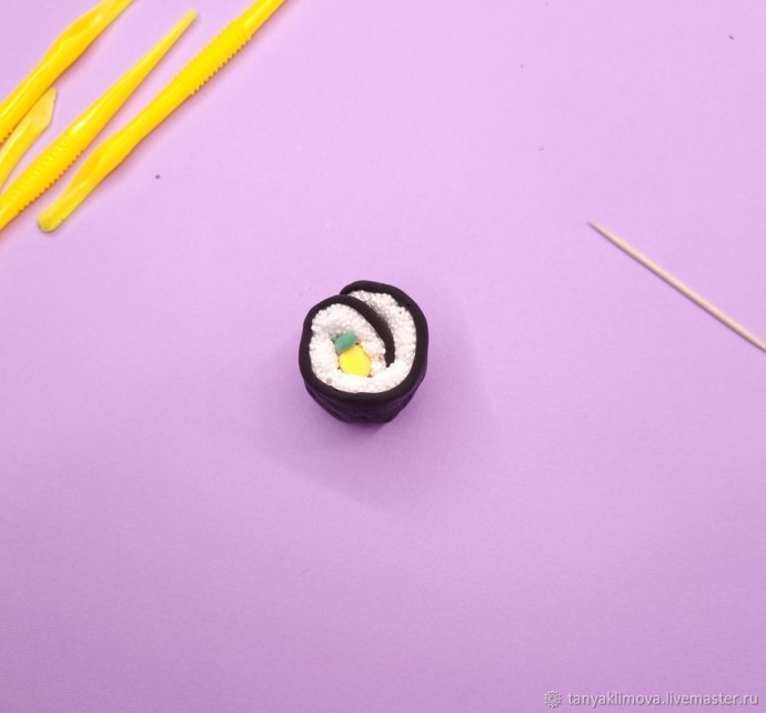 Лепка суши и роллов из полимерной глины Лепка суши и роллов из полимерной глины