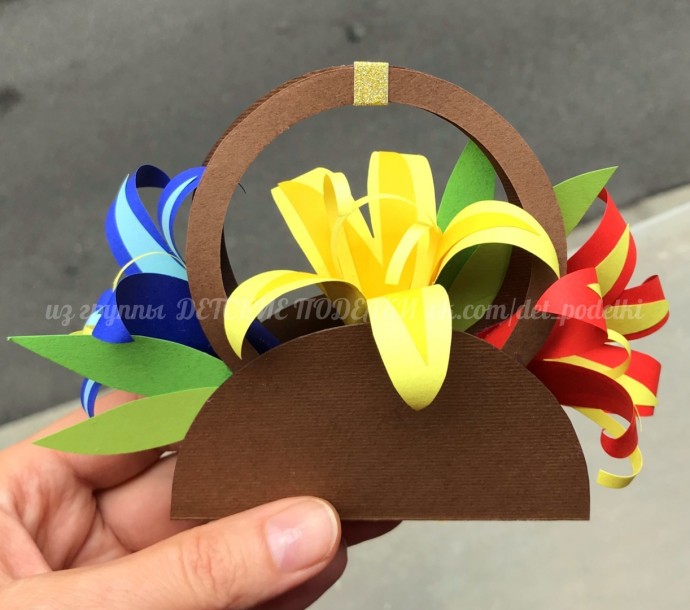 Цветочная корзинка