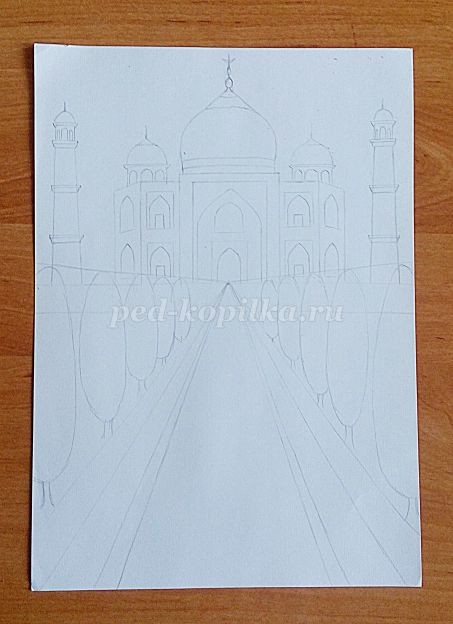 Графическая зарисовка исторического здания: часть 3 Графическая зарисовка исторического здания: часть 3