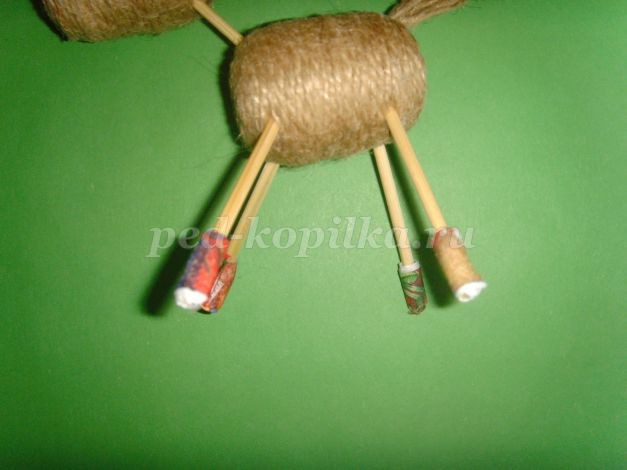 ​Лошадка из шпагата: часть 1