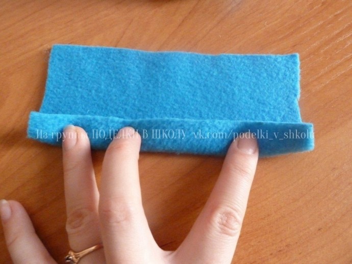 Снеговичок из флиса Снеговичок из флиса