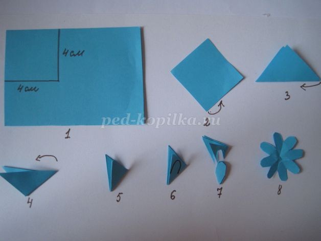 Весенняя аппликация из бумаги, фетра и карандашной стружки: часть 2