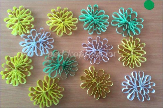 Гирлянда из бумажных полос