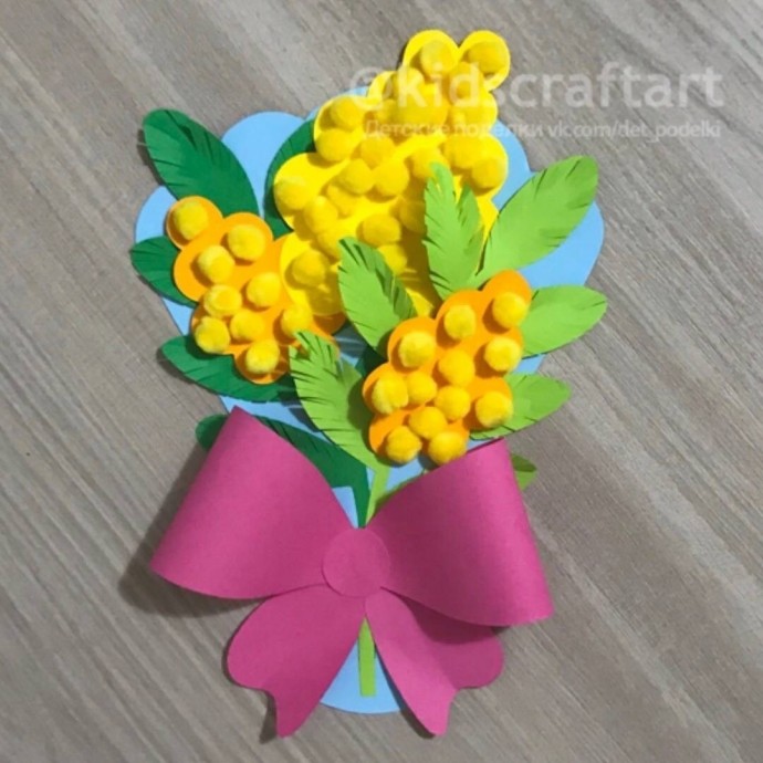 Букет мамочке "Мимоза" Букет мамочке "Мимоза"