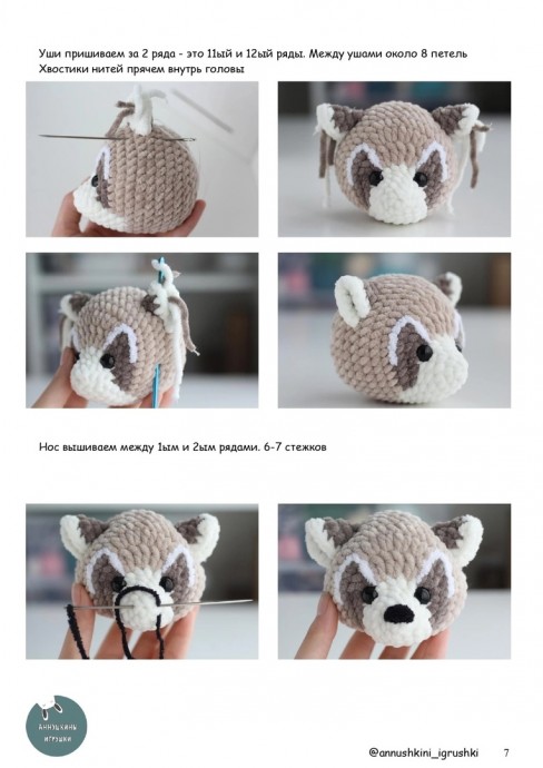 ​Разноцветные еноты