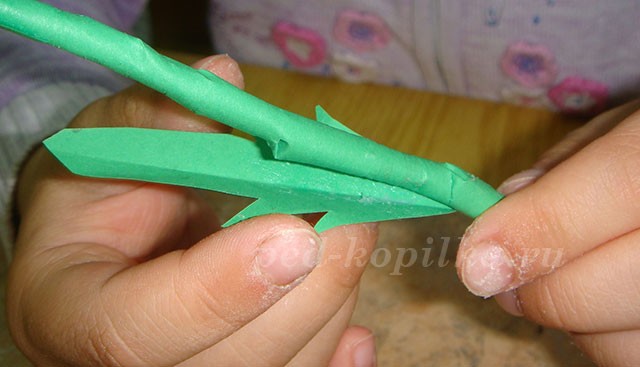 Роза из бумаги: мастер-класс