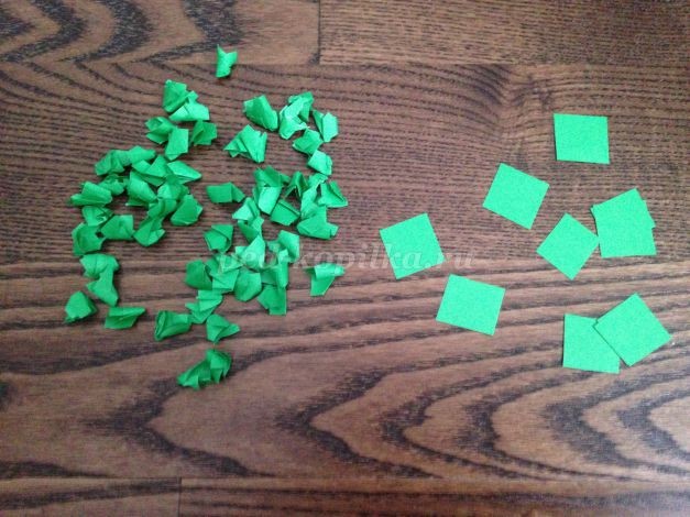 ​Новогодний шар из бумаги: часть 1