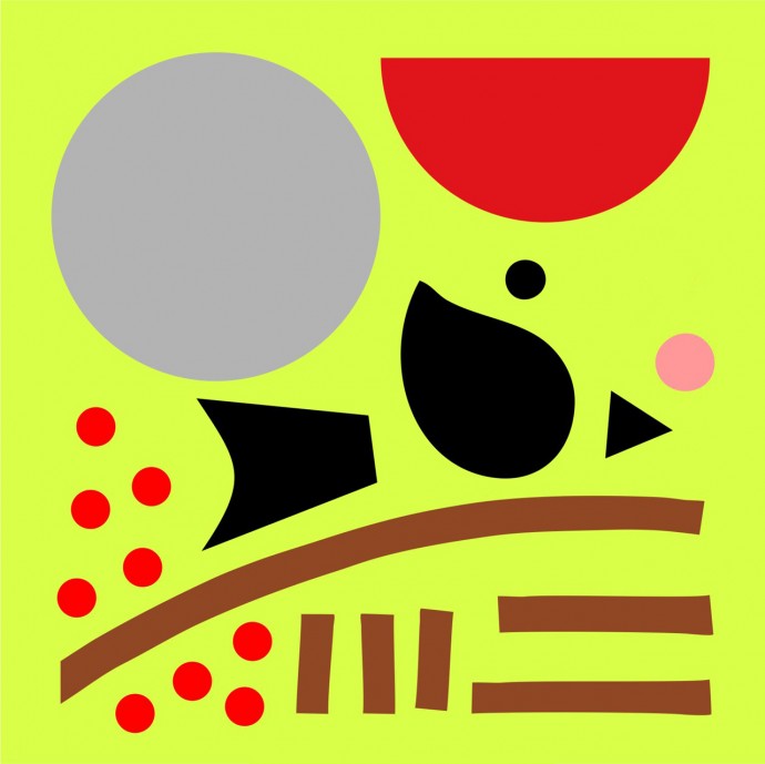 ​Снегирь на ветке