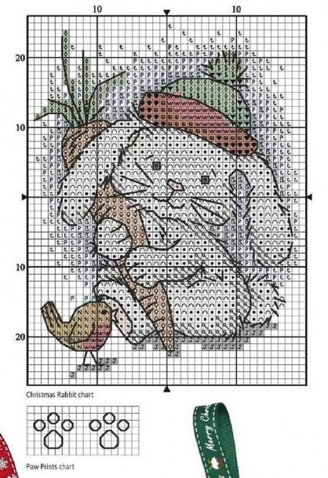 Вышиваем зайчика Вышиваем зайчика