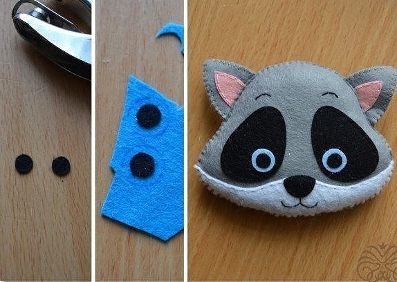 Енот из фетра Енот из фетра
