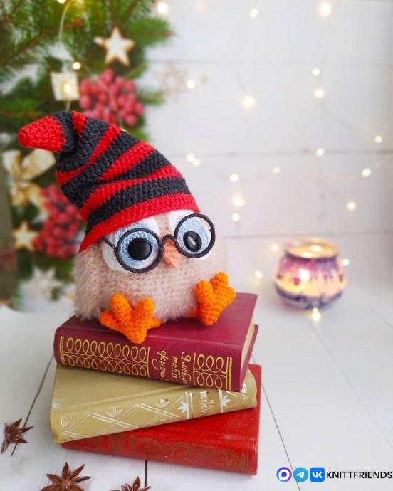 Совёнок из пряжи