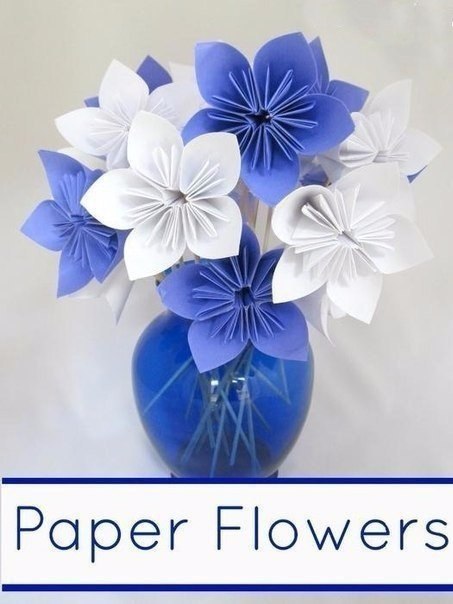 Букет для любимой мамы оригами