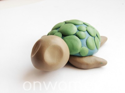 Лепим очаровательную черепашку