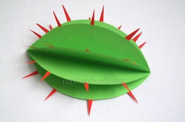 Кактус из бумаги