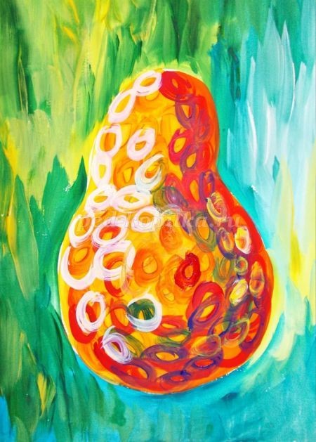 Рисуем грушу гуашью: часть 2 Рисуем грушу гуашью: часть 2