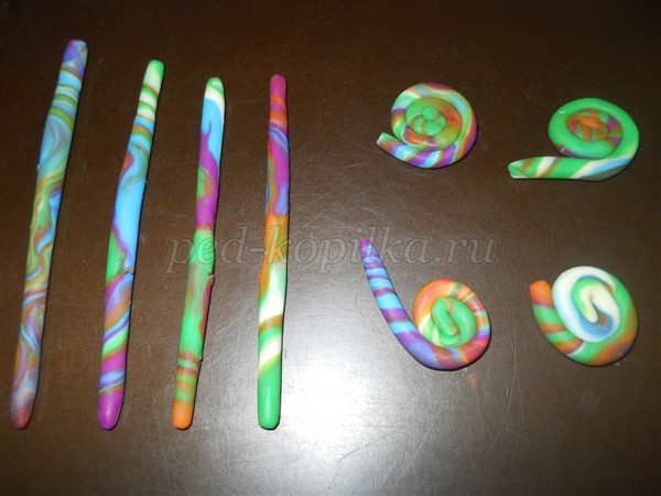 Аппликация из пластилина