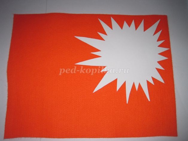 Весенняя аппликация из бумаги, фетра и карандашной стружки: часть 1