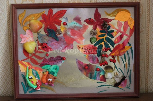 Объёмная картина "Дары осени": часть 3 Объёмная картина "Дары осени": часть 3